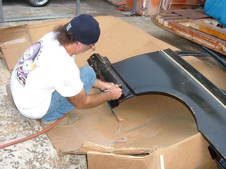 DSCF4891.JPG - prepping new quarter panel